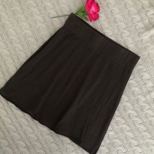 J Crew Brown Cotton Skirt - small